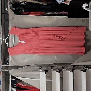 AVON 2X CORAL PINK DRESS